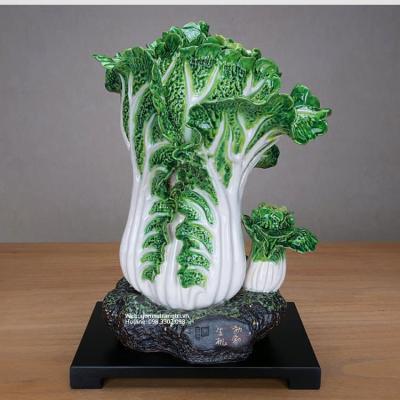TƯỢNG SỨ BẮP CẢI – CHIÊU TÀI TIẾN LỘC